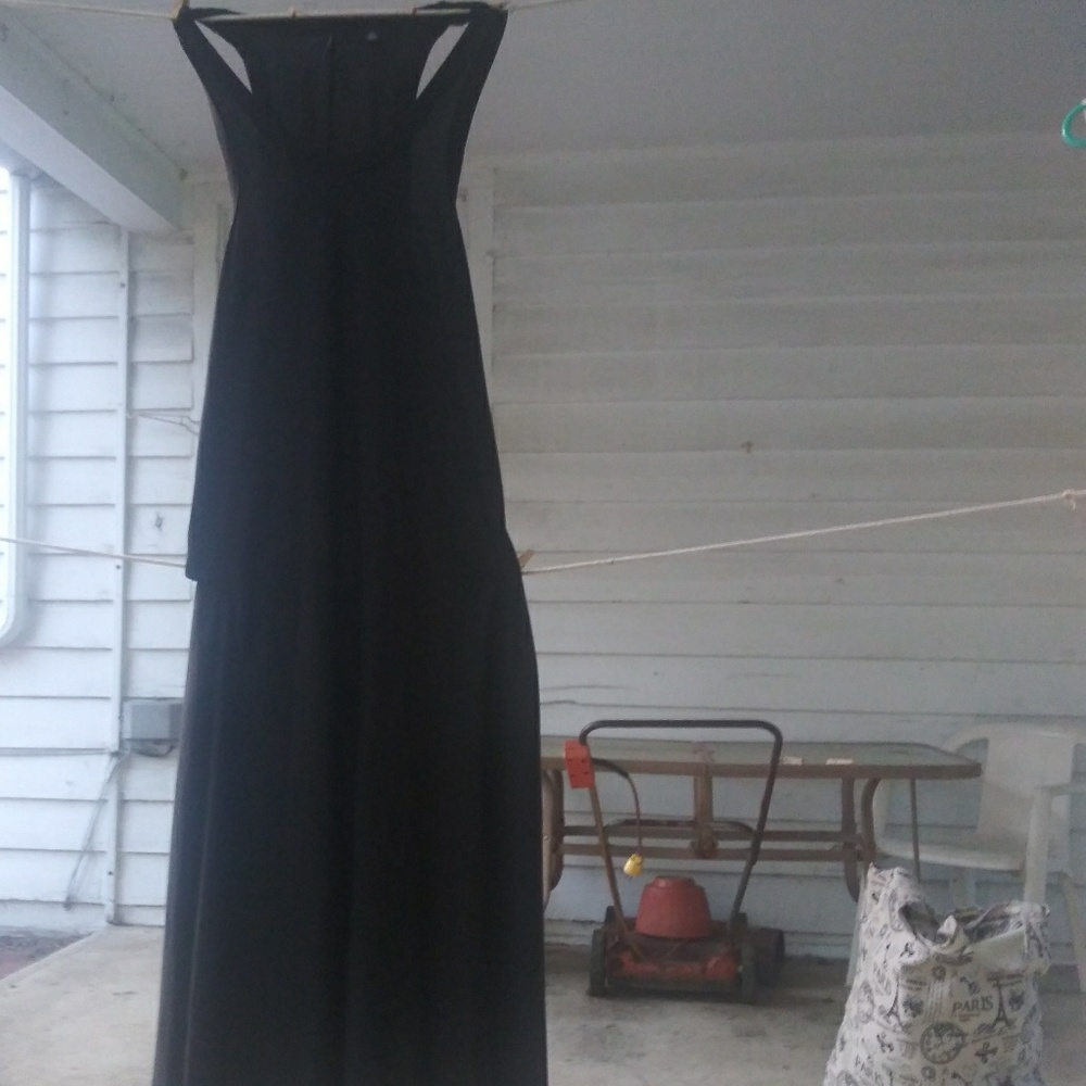 ~ BLACK MAXI DRESS ~ - Picture 2 of 3